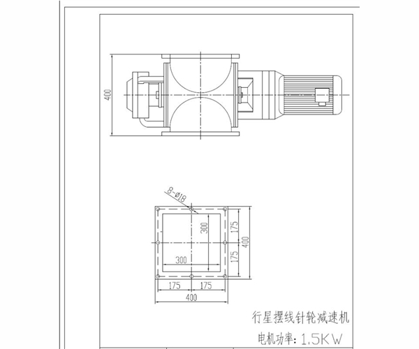 星型給料器結(jié)構(gòu)圖紙 星型給料器結(jié)構(gòu)圖紙